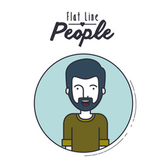 flat line people design 