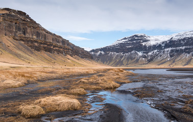 Mountain landscape Iceland