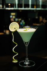 Refreshing cold Mint Julep Cocktail