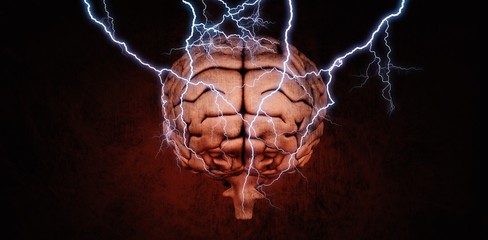 Composite image of lightning bolt
