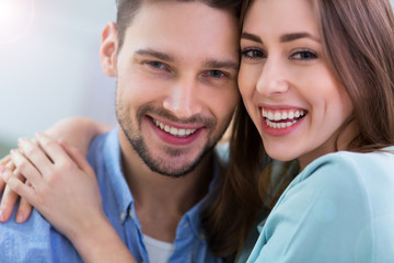 Happy young couple