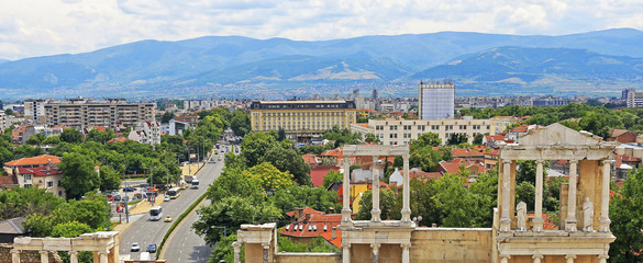 Obraz premium Antique theater Plovdiv - Bulgaria