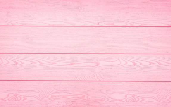 Pink panel background with artificial wooden texture - Rose color Interior plastic wall decoration - 