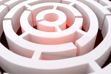 Composite image of circle maze