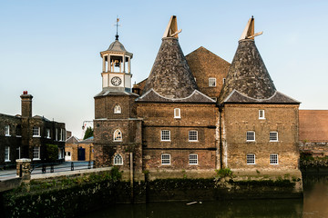 Three Mills - former working mills on River Lea, East End London