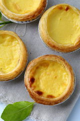 Tarts put on the linen
