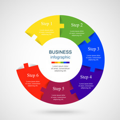 Vector infographic template