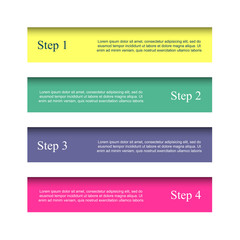 Vector lines infographic.