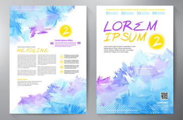 Brochure design a4 template.