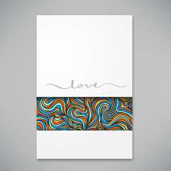 Fototapeta premium Beautiful card template