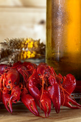 boiled crayfish with beer