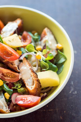 Healthy and fresh salad