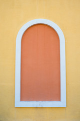 yellow color concrete  wall background