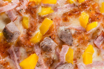Top view Pizza texture
