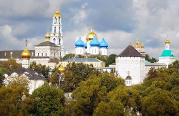 Fototapeta na wymiar Trinity Sergius Lavra (monastery), Russia. UNESCO World Heritage Site.