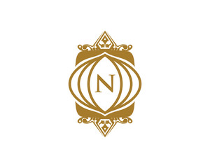 Luxury N Letter Logo