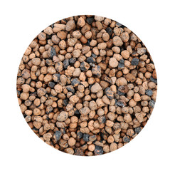 Brown stones circular image