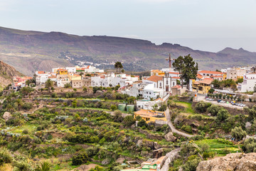 Village In Barranco de Fataga-Gran Canaria, Spain