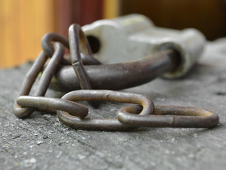 Rusty lock