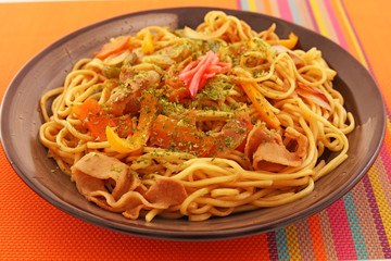 おいしそうな焼きそば