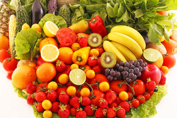 新鮮な野菜と果物