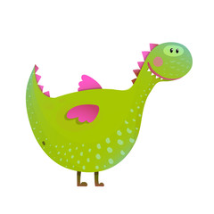 Dragon childish fun cute cartoon