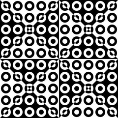 Seamless Circle, Square and Triangle Pattern
