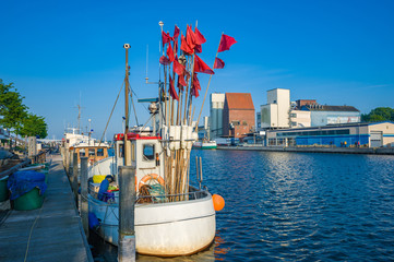 Fischereihafen in Heiligenhafen - obrazy, fototapety, plakaty