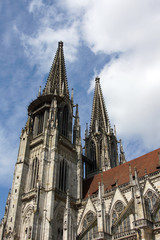 Fototapeta na wymiar Regensburg Cathedral St. Peter