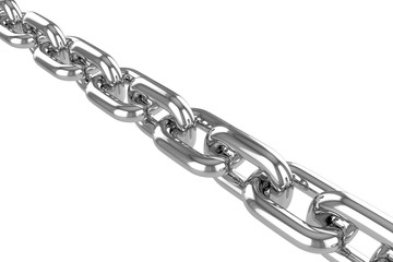 render stainless steel chain