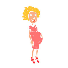 Cartoon Pregnant illustration