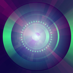 Virtual technology vector background.