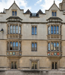 Fototapeta na wymiar Front aspect of University College Oxford