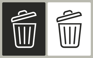 Bin - vector icon.