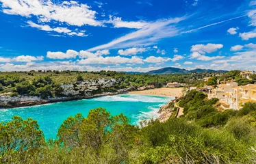 Foto op Canvas Mediterranean Sea Bay Majorca Cala Romantica Spain Island © vulcanus