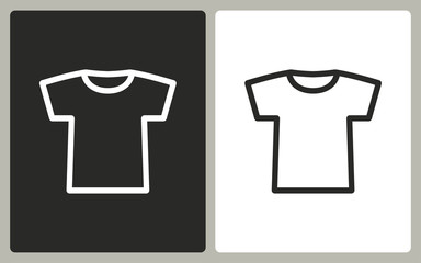 T-shirt - vector icon.