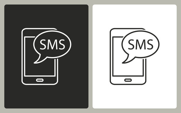 SMS - vector icon.