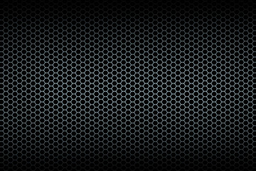 Black honeycomb background