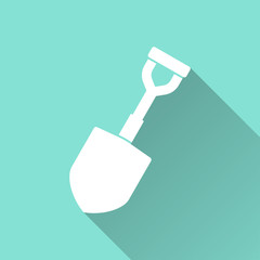 Shovel - vector icon.