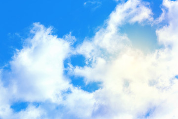 Obraz premium Blue sky background