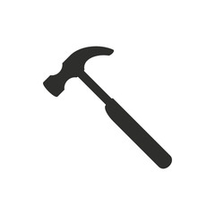 Hammer  - vector icon.