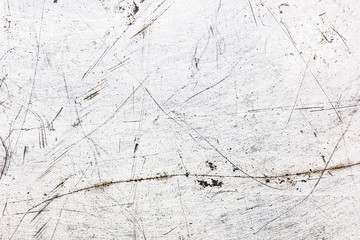 Grunge scratched metal surface.
