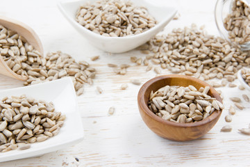 Sunflower Seed Heaps