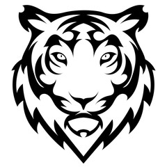 Tiger tattoo vector