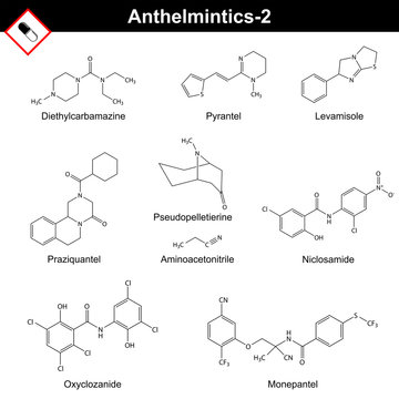 Chemical Formulas Of Anthelmintic Drugs