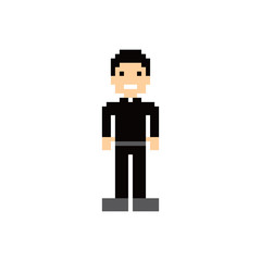 pixel people theme avatar guy