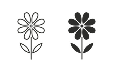 Flower - vector icon.