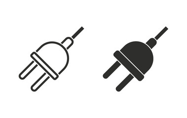 Plug - vector icon.