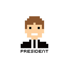 pixel people theme avatar guy