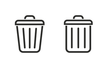 Bin - vector icon.